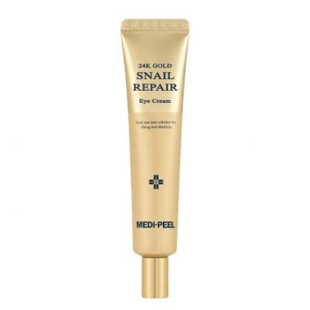 Крем для век с золотом и муцином улитки Medi-Peel 24K Gold Snail Repair Eye Cream