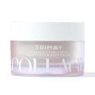 Ночной крем для лица и шеи Trimay Collagen Bakuchiol Night Face &amp; Neck Cream