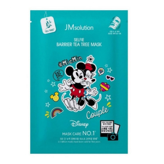Тканевая маска для лица противовоспалительная JMsolution Disney Collection Selfie Barrier Tea Tree Mask