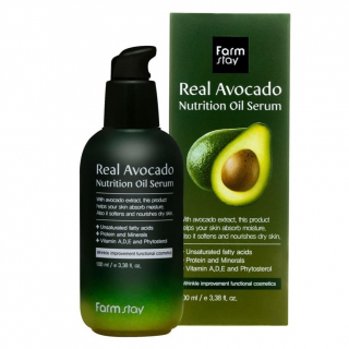 Сыворотка питательная с масло авокадо Farmstay Real Avocado Nutrition Oil Serum