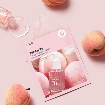 Тканевая маска для лица Anua Peach 70 Niacin Serum Mask