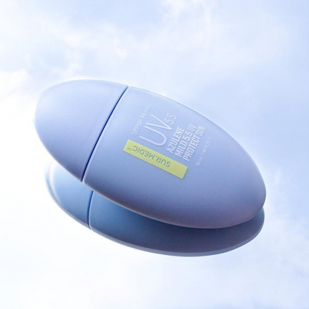 Солнцезащитный крем успокаивающий с азуленом Sur.Medic+ Azulene Mild 5.5 UV Protect Sun SPF 50 PA++++ 