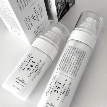 Мист для лица успокаивающий с гидролатом риса и пантенолом Dr Althea 345 Relief Cream Mist