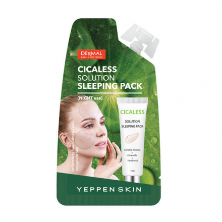 Маска для лица восстанавливающая ночная Dermal Yeppen Skin Cicialess Solution Sleeping Pack