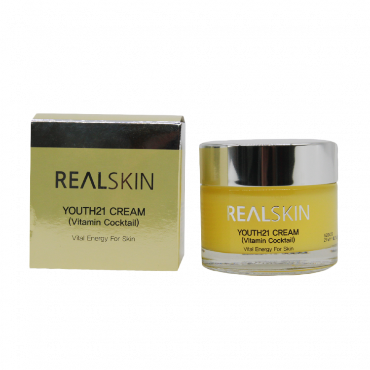 Крем для лица Витаминный коктейль RealSkin Youth21 Cream Vitamin coctail