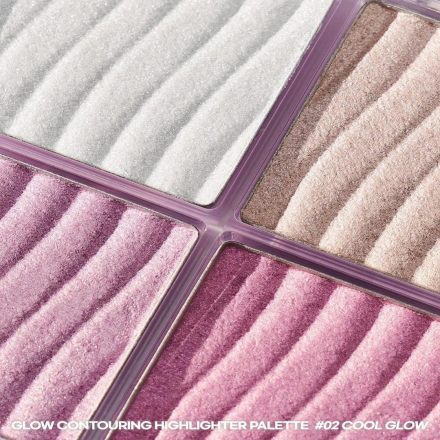 Палетка хайлайтеров Wakemake Glow Contouring Highlighter Palette 02 Cool Glow