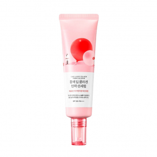 Солнцезащитная сыворотка с коллагеном Round Lab Camellia Deep Collagen Firming Sun Serum SPF50+ PA++++