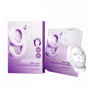 Набор тканевых 3D-масок с эффектом биолифтинга Numbuzin No.9 NAD Bio Lifting-sil Full Face Mask с бандажом