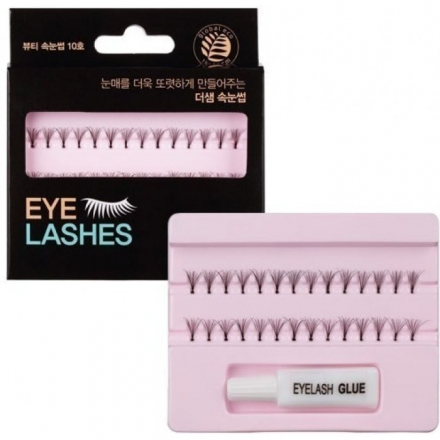 Ресницы накладные THE SAEM Eyelashes 10, пучки черный