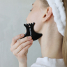  Скребок гуаша для лица и тела натуральный керамический Trimay Slim Wave Face Guasha