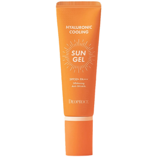 Гиалуроновый солнцезащитный гель Deoproce Hyaluronic Cooling Sun Gel SPF50+++