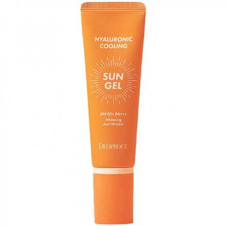 Гиалуроновый солнцезащитный гель Deoproce Hyaluronic Cooling Sun Gel SPF50+++