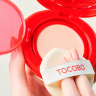 Кушон с натуральным сияющим финишем Tocobo Apple Dewy Fit Cushion SPF50+ PA++++ 21C Peach