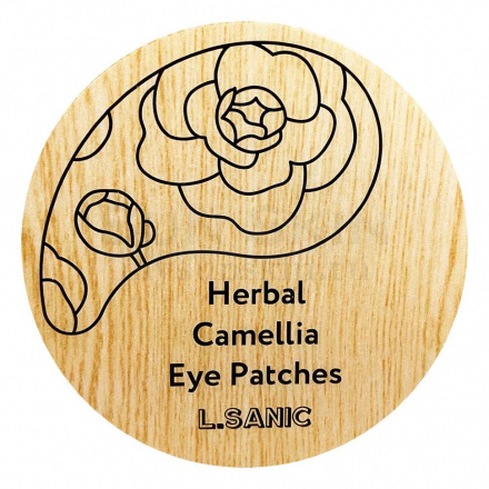 Патчи для глаз гидрогелевые с экстрактом камелии L. Sanic Herbal Camellia Eye Patch