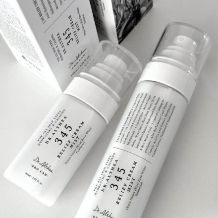 Мист для лица успокаивающий с гидролатом риса и пантенолом Dr Althea 345 Relief Cream Mist