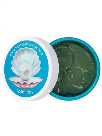 Патчи гидрогелиевые для глаз с экстрактом жемчуга FarmStay White Pearl Hydrogel Eye Patch
