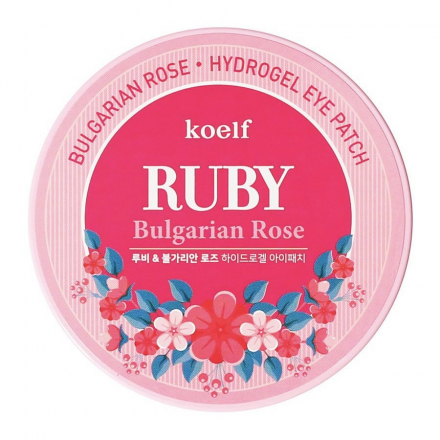 Патчи для глаз с розой Koelf Ruby Bulgarian Rose