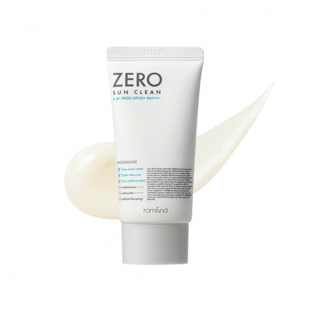 Солнцезащитный крем лёгкий освежающий Rom&amp;nd Zero Sun Clean 01.Fresh SPF50+PA++++ 