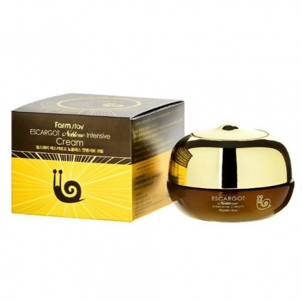 Крем для лица антивозрастной с муцином королевской улитки FarmStay Escargot Noblesse Intensive Cream