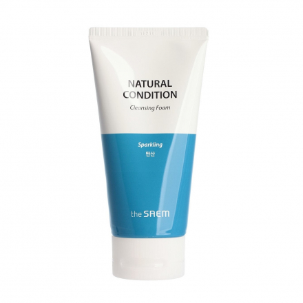 Пенка для лица The Saem Natural Condition Sparkling Anti-dust Cleansing Foam