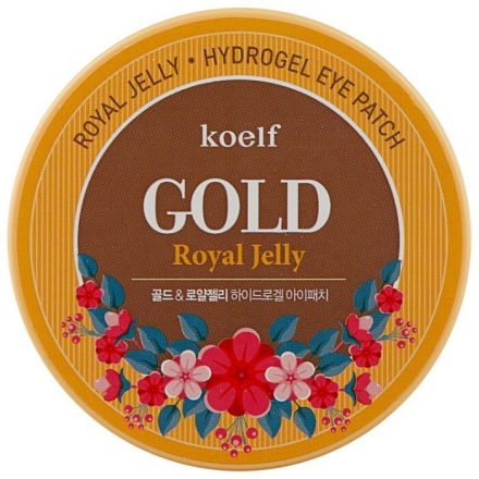 Патчи для глаз с золотом и пчелиным маточным молочком Koelf Royall Jelly, 60 шт