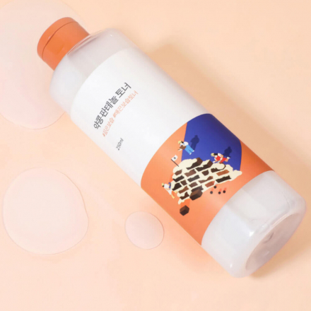 Тонер для лица барьерный с чёрной соей и пантенолом Round Lab Soybean Panthenol Toner