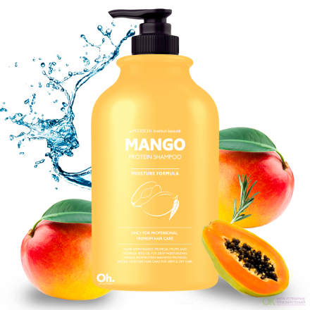  Шампунь Pedison Insititut-Beaute Mango Rich Protein Hair Shampoo