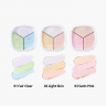 Матирующая пудра трёхцветная Wakemake Stay Fixer Multi Color Powder 02 Light Skin