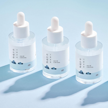 Сыворотка для лица увлажняющая с морской водой Round Lab 1025 Dokdo Ampoule
