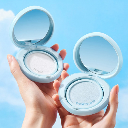 Солнцезащитный кушон матирующий Tocobo Blur Finish Sun Cushion 00 Pure SPF50+ PA ++++ 