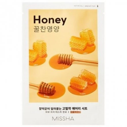 Маска для лица с медом MISSHA Airy Fit Sheet Mask Honey