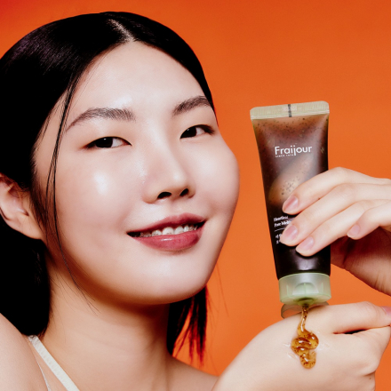 Маска для лица очищающая с хауттюйнией Fraijour Heartleaf Pore Melting Gel Mask