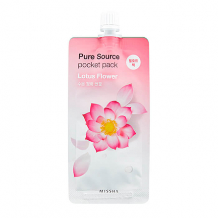 Маска-плёнка для лица MISSHA Pure Source Pocket Pack Lotus