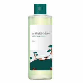 Тонер с экстрактами сосны для проблемной кожи лица Round Lab Pine Calming Cica Toner