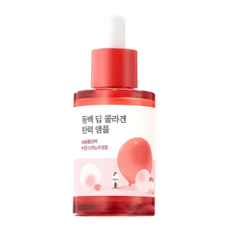 Сыворотка для лица укрепляющая с коллагеном и камелией Round Lab Camellia Deep Collagen Firming Ampoule