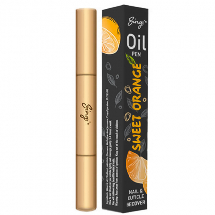 Масло для кутикулы Singi Oil Pen Nail&amp;Cuticle Recover-Sweet Orange