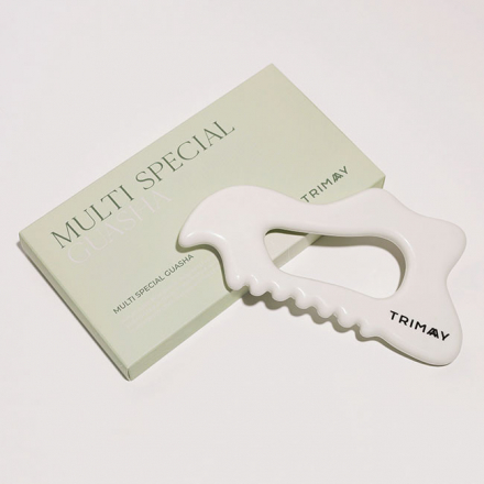 Скребок гуаша для лица и тела большой керамический Trimay Multi Special Guasha