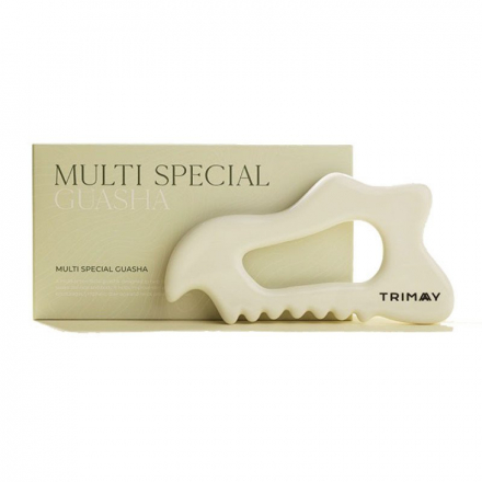 Скребок гуаша для лица и тела большой керамический Trimay Multi Special Guasha