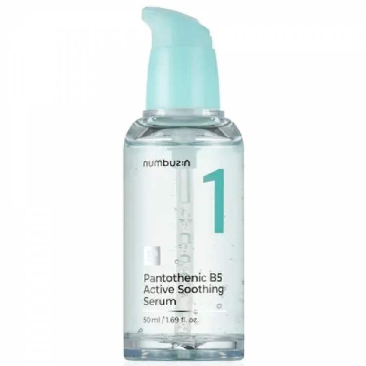 Сыворотка для лица успокаивающая пантенолом Numbuzin No.1 Pantothenic B5 Active Soothing Serum