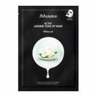 Тканевая маска для лица для выравнивания тона кожи Jmsolution Active Jasmin Tone Up Mask