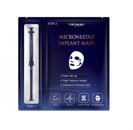Маска для лица с микроиглами спикул Trimay Microneedle Implant Mask