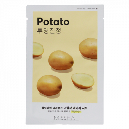 Маска для лица с экстрактом картофеля  MISSHA Airy Fit Sheet Mask Potato