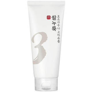 Энзимная пенка-скатка для умывания с рисом Numbuzin No.3 Rice Enzyme Skin Softening Cleansing Foam