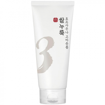 Энзимная пенка-скатка для умывания с рисом Numbuzin No.3 Rice Enzyme Skin Softening Cleansing Foam