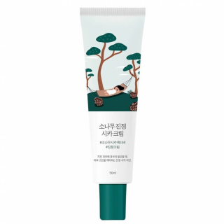 Крем с экстрактами сосны и центеллы для проблемной кожи лица Round Lab Pine Calming Cica Cream