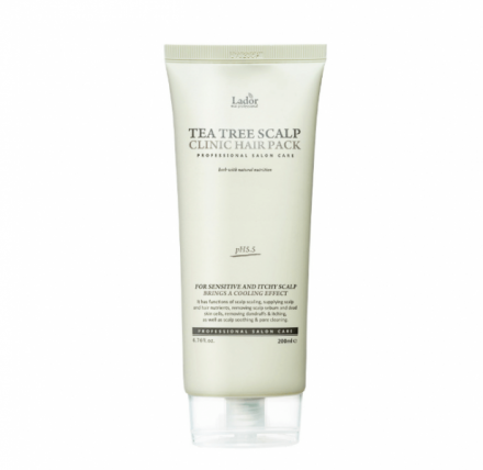 Маска для волос и кожи головы очищающая с чайным деревом La&#039;dor Teatree Scalp Hair Pack