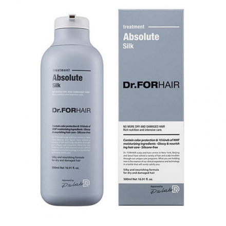 Маска-кондиционер восстанавливающая для гладкости волос Dr. ForHair Absolute Silk Treatment