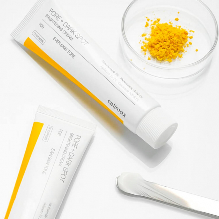Крем для выравнивания тона и рельефа кожи лица Celimax Pore + Dark Spot Brightening Cream