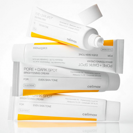 Крем для выравнивания тона и рельефа кожи лица Celimax Pore + Dark Spot Brightening Cream