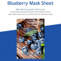 Тканевая маска с черникой Secret Nature Firming Blueberry Mask Sheet